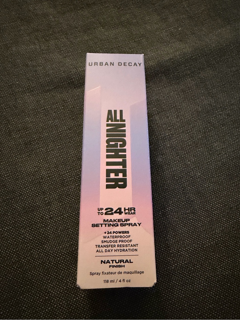 Urban Decay All Nighter Makeup Setting Spray - Pink and Purple Gradient
